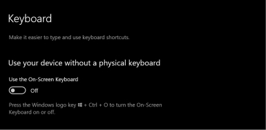 mengatasi keyboard laptop tidak berfungsi dengan mengaktifkan keyboard virtual - langkah 2