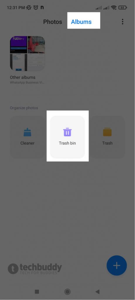 Pulihkan Foto dan Video dari Trash Bin