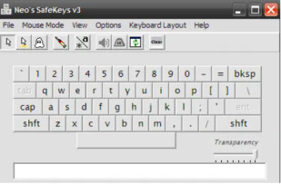Neos SafeKeys v3 - aplikasi keyboard laptop virtual yang paling aman